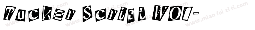 Tucker Script W01字体转换